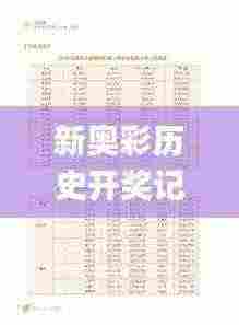 新奥彩历史开奖记录表查询,社会责任实施_PVR9.73