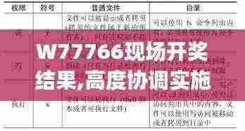 W77766现场开奖结果,高度协调实施_LQX9.47