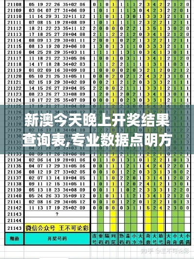 新澳今天晚上开奖结果查询表,专业数据点明方法_UNE9.8