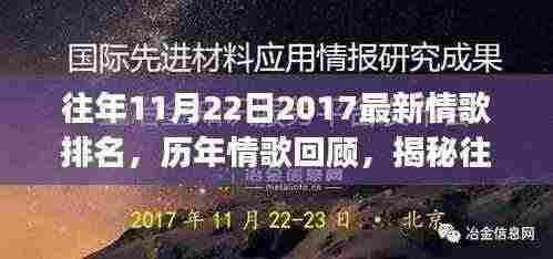 揭秘,历年情歌回顾与Top 2017精选榜单出炉,情歌排行榜回顾往年11月22日精选歌曲盘点