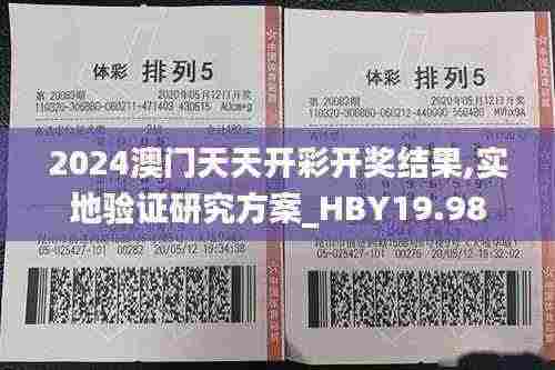 2024澳门天天开彩开奖结果,实地验证研究方案_HBY19.98