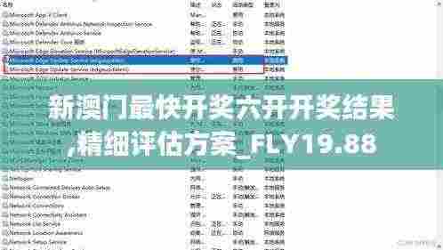 新澳门最快开奖六开开奖结果,精细评估方案_FLY19.88