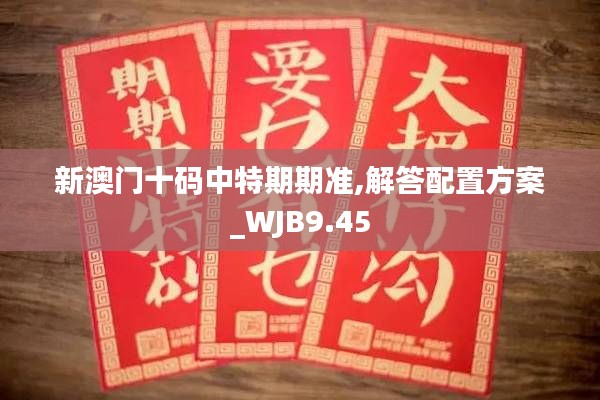 新澳门十码中特期期准,解答配置方案_WJB9.45