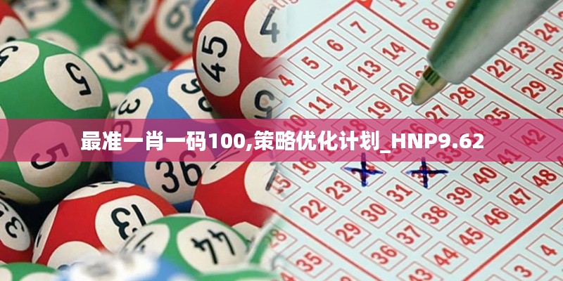 最准一肖一码100,策略优化计划_HNP9.62