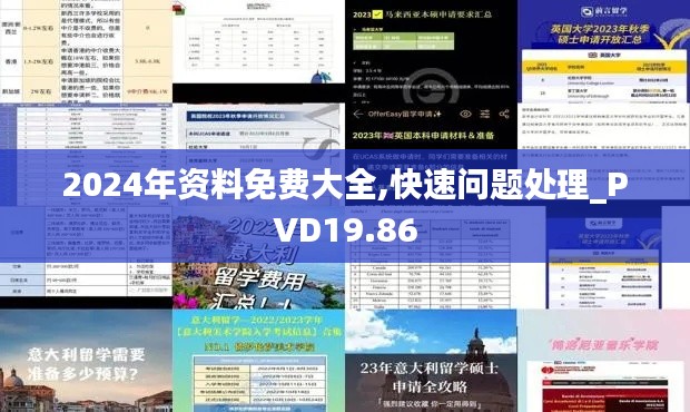 2024年资料免费大全,快速问题处理_PVD19.86