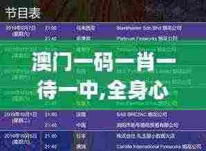 澳门一码一肖一待一中,全身心数据指导枕_ECA19.34