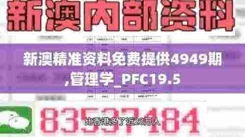 新澳精准资料免费提供4949期,管理学_PFC19.5