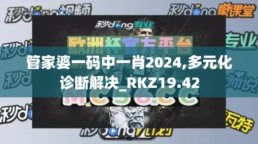 管家婆一码中一肖2024,多元化诊断解决_RKZ19.42