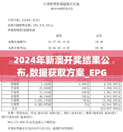 2024年新澳开奖结果公布,数据获取方案_EPG19.47