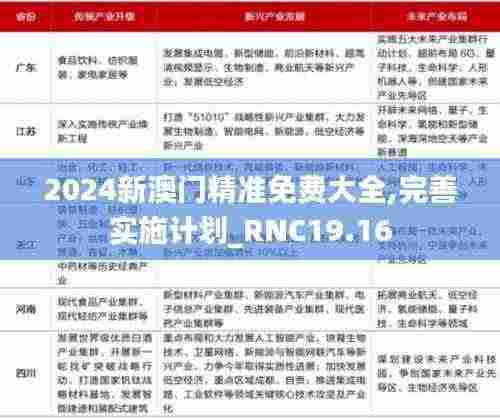 2024新澳门精准免费大全,完善实施计划_RNC19.16