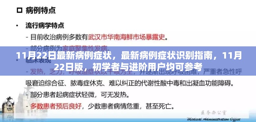 最新病例症状识别指南,从初学者到进阶用户的参考手册(11月22日版)