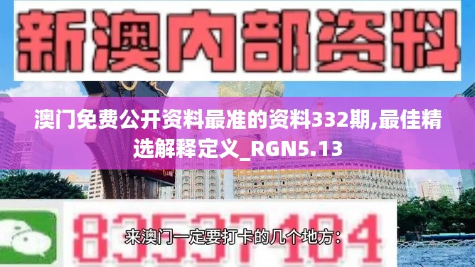 澳门免费公开资料最准的资料332期,最佳精选解释定义_RGN5.13