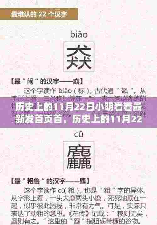 历史上的11月22日,探寻值得铭记的时刻