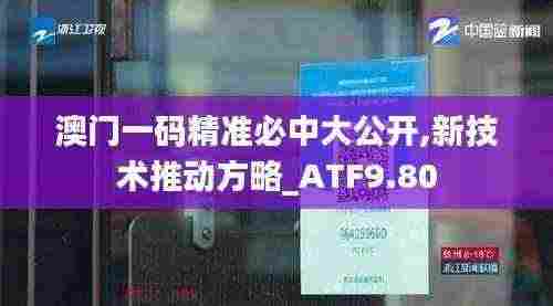 澳门一码精准必中大公开,新技术推动方略_ATF9.80