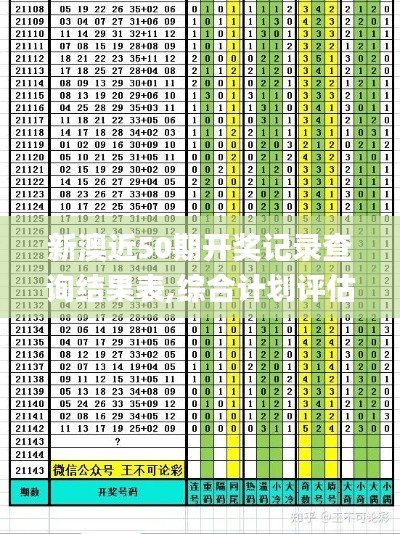 新澳近50期开奖记录查询结果表,综合计划评估_KQX9.12