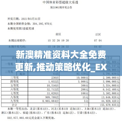 新澳精准资料大全免费更新,推动策略优化_EXR19.32
