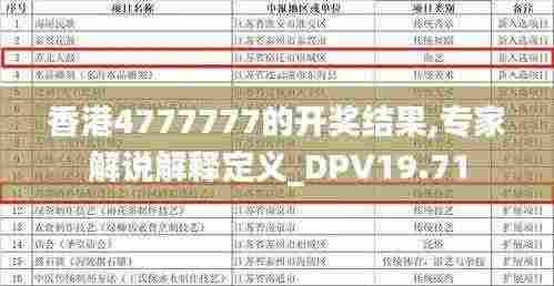 香港4777777的开奖结果,专家解说解释定义_DPV19.71