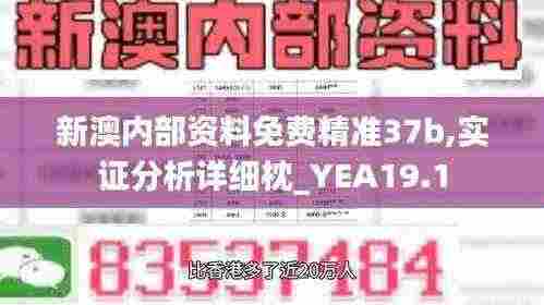 新澳内部资料免费精准37b,实证分析详细枕_YEA19.1