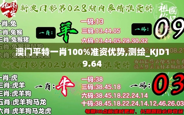澳门平特一肖100%准资优势,测绘_KJD19.64