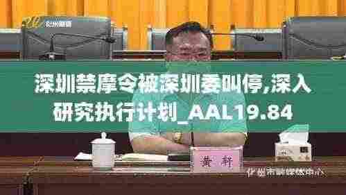 深圳禁摩令被深圳委叫停,深入研究执行计划_AAL19.84