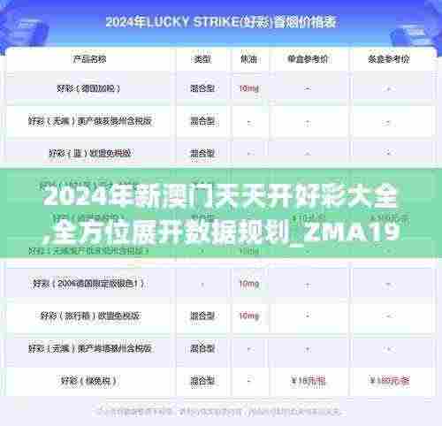2024年新澳门天天开好彩大全,全方位展开数据规划_ZMA19.46