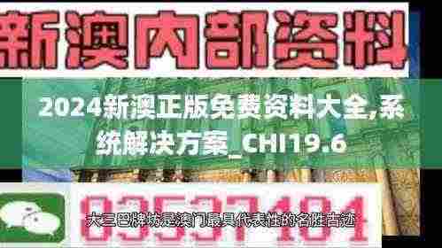 2024新澳正版免费资料大全,系统解决方案_CHI19.6