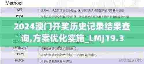 2024澳门开奖历史记录结果查询,方案优化实施_LMJ19.3
