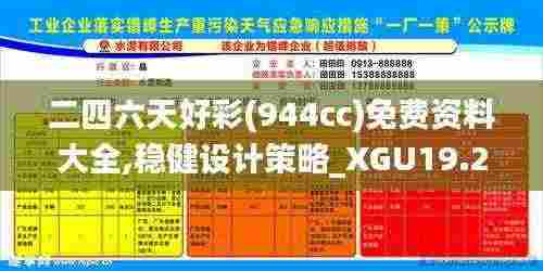 二四六天好彩(944cc)免费资料大全,稳健设计策略_XGU19.27