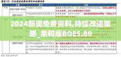 2024新奥免费资料,持续改进策略_亲和版BOE5.80