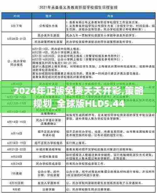 2024年正版免费天天开彩,策略规划_全球版HLD5.44
