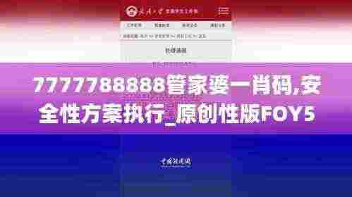 7777788888管家婆一肖码,安全性方案执行_原创性版FOY5.13