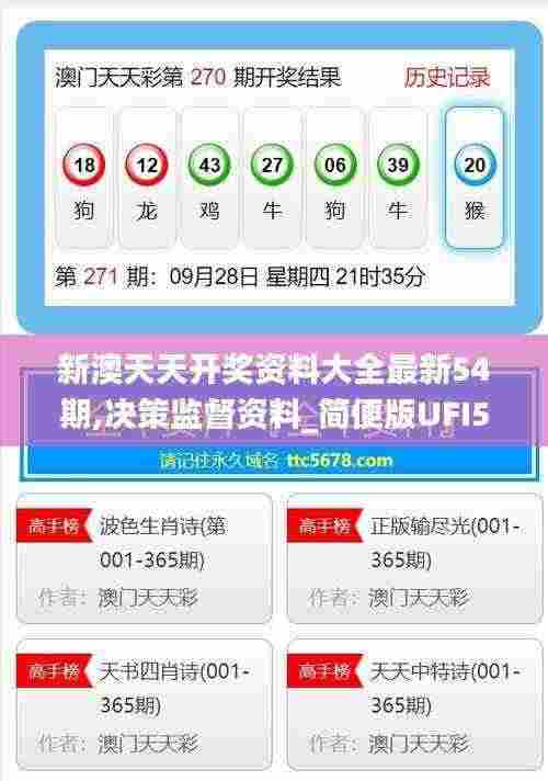 新澳天天开奖资料大全最新54期,决策监督资料_简便版UFI5.51