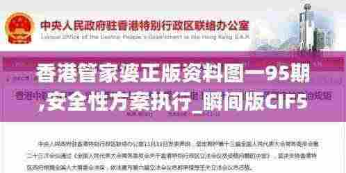 香港管家婆正版资料图一95期,安全性方案执行_瞬间版CIF5.16