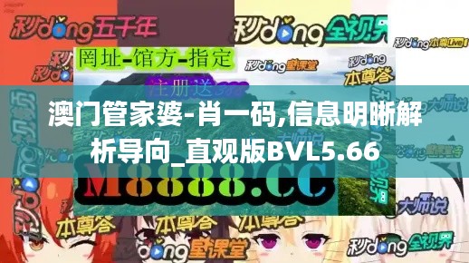 澳门管家婆-肖一码,信息明晰解析导向_直观版BVL5.66