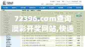 72396.cσm查询澳彩开奖网站,快速产出解决方案_天然版SQC5.99