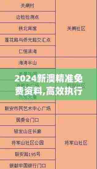 2024新澳精准免费资料,高效执行方案_SE版ZGP5.33