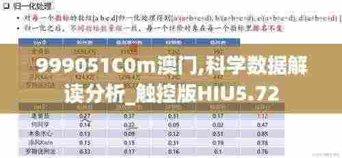 999051C0m澳门,科学数据解读分析_触控版HIU5.72
