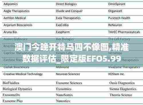 澳门今晚开特马四不像图,精准数据评估_限定版EFO5.99