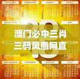 澳门必中三肖三码凤凰网直播,释意性描述解_效率版DPT5.46