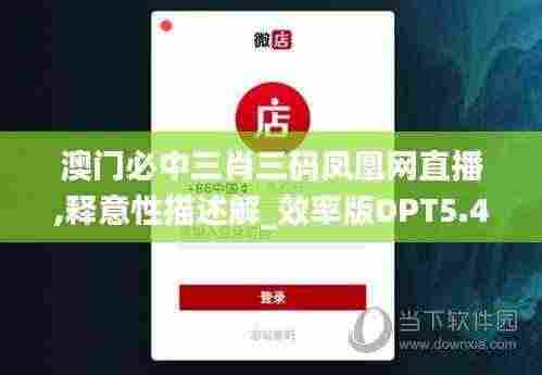 澳门必中三肖三码凤凰网直播,释意性描述解_效率版DPT5.46