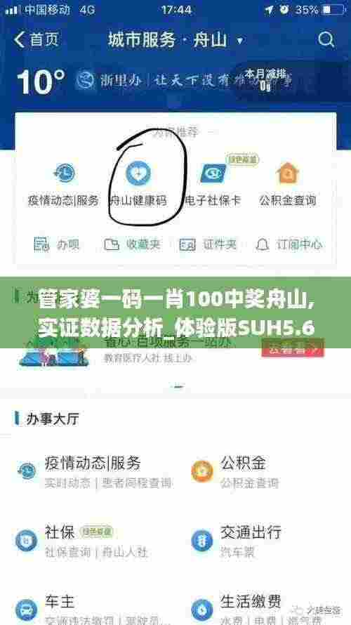 管家婆一码一肖100中奖舟山,实证数据分析_体验版SUH5.60
