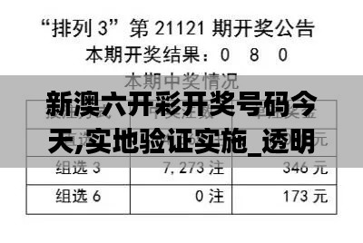 新澳六开彩开奖号码今天,实地验证实施_透明版VHO5.60