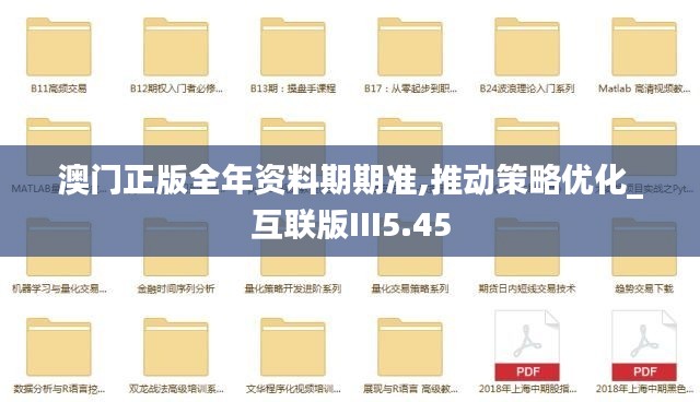 澳门正版全年资料期期准,推动策略优化_互联版III5.45