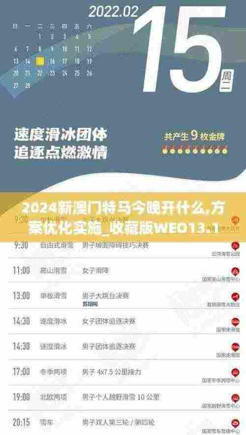 2024新澳门特马今晚开什么,方案优化实施_收藏版WEO13.13