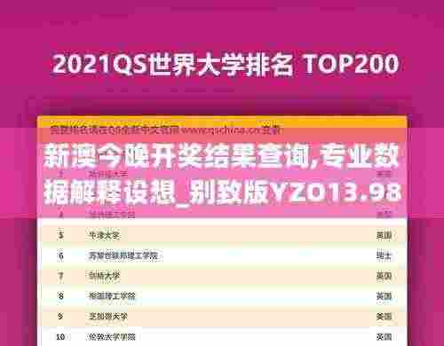 新澳今晚开奖结果查询,专业数据解释设想_别致版YZO13.98