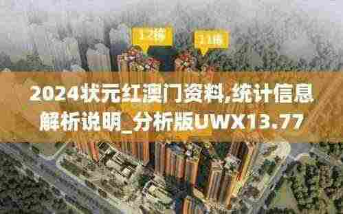 2024状元红澳门资料,统计信息解析说明_分析版UWX13.77
