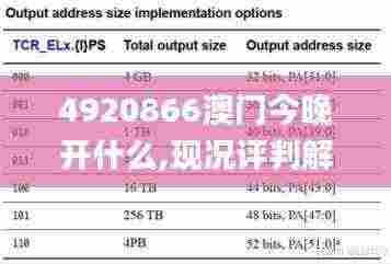 4920866澳门今晚开什么,现况评判解释说法_习惯版EFF13.91
