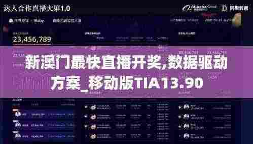 新澳门最快直播开奖,数据驱动方案_移动版TIA13.90