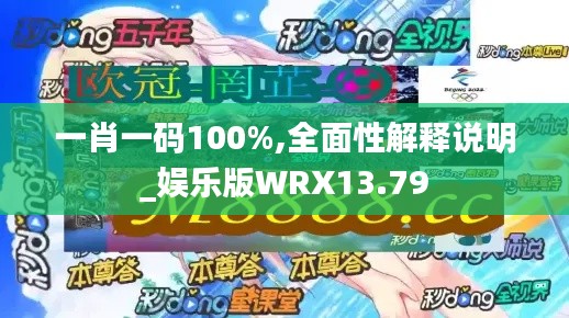 一肖一码100%,全面性解释说明_娱乐版WRX13.79