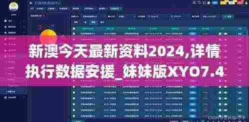 新澳今天最新资料2024,详情执行数据安援_妹妹版XYO7.47